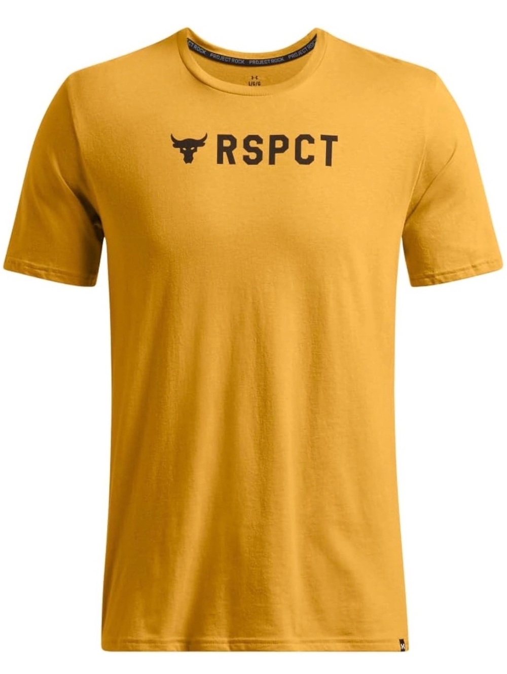 Under Armour Men's Project Rock Respect Short Sleeve T Shirt  Medium